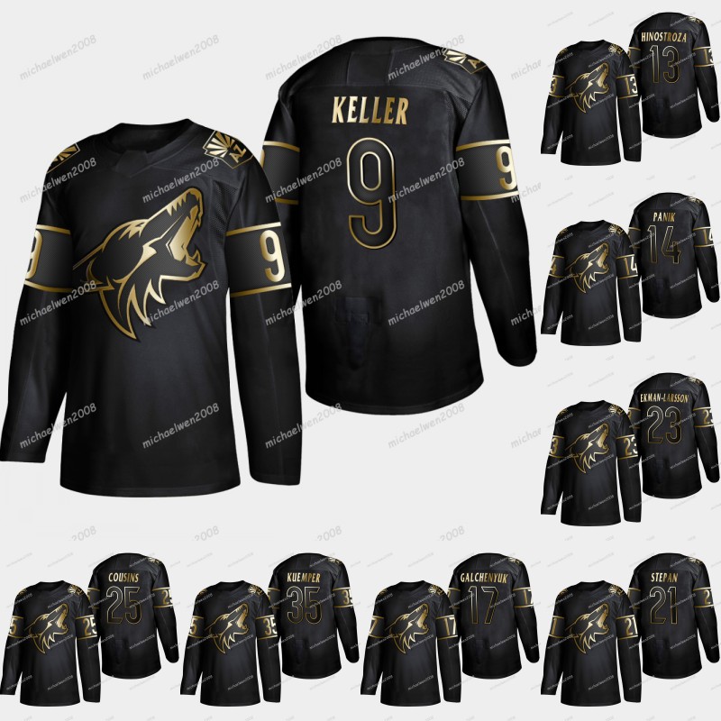 81 Phil Kessel Arizona Coyotes Golden Edition Alternate Third 3rd Jersey Oliver Ekman-Larsson Carl Soderberg Derek Stepan Shane Doan Jersey, Black;red
81 Phil Kessel Arizona Coyotes Golden Edition Alternate Third 3rd Jersey Oliver Ekman-Larsson Carl Soderberg Derek Stepan Shane Doan Jersey, Black;red