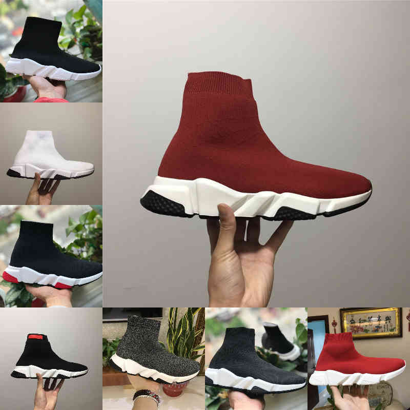 Wholesale 2021 Speed Trainer Black Red Luxury High Casual Sock Shoes Men Women Cheap Fashion Paris Designer Sneakers High Quality EUR36-45, D1001
Wholesale 2021 Speed Trainer Black Red Luxury High Casual Sock Shoes Men Women Cheap Fashion Paris Designer Sneakers High Quality EUR36-45, D1001