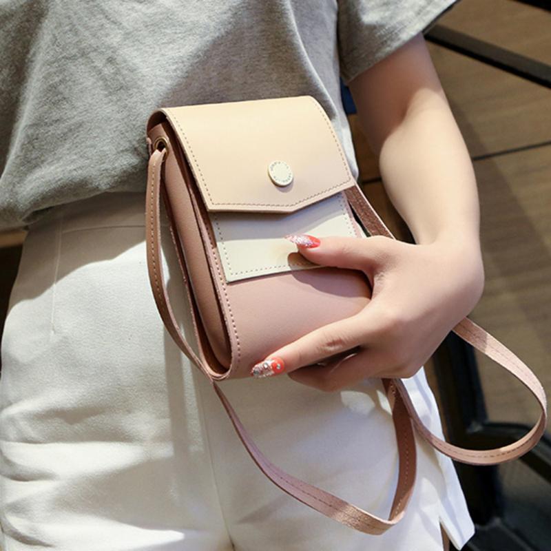 Korean Style Messenger Bags Adjustable Splice Mobile Phone Bag Pocket Money Crossbody Bags Girl Gift Mini Multifunction Handbag, Black
Korean Style Messenger Bags Adjustable Splice Mobile Phone Bag Pocket Money Crossbody Bags Girl Gift Mini Multifunction Handbag, Black
