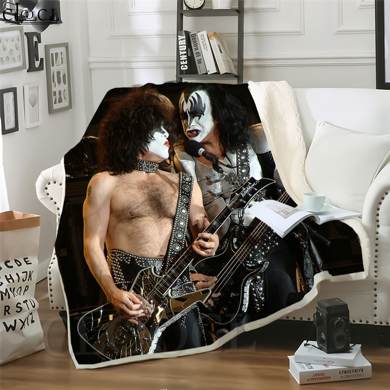 CLOOCL Punk Rock Kiss Band 3D Print Casual Style Air Conditioning Blanket Teens Bedding Throw Blankets Plush Quilt
CLOOCL Punk Rock Kiss Band 3D Print Casual Style Air Conditioning Blanket Teens Bedding Throw Blankets Plush Quilt