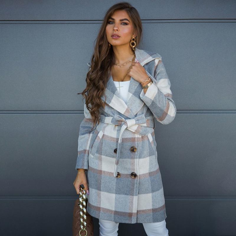 Women' Wool & Blends 2021 Autumn Nickname Coat Casual Fashion Trend Commuter Style Plaid Printing Long-sleeved Thick All-match Warm Top, Black
Women' Wool & Blends 2021 Autumn Nickname Coat Casual Fashion Trend Commuter Style Plaid Printing Long-sleeved Thick All-match Warm Top, Black