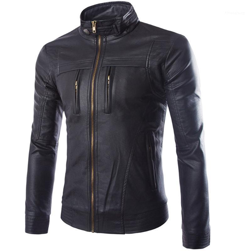 Men's Jackets Nice Autumn Men Leather Jacket Winter Fashion PU Male Black Motorcycle Slim Fit Coats Clothing Coat W84-JK, Brown
Men's Jackets Nice Autumn Men Leather Jacket Winter Fashion PU Male Black Motorcycle Slim Fit Coats Clothing Coat W84-JK, Brown