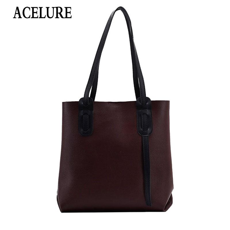 ACELURE High Capacity Solid Color PU Leather Shoulder Crossbody Bags Bucket Bags for Women Simple Style Female Shopping, Black
ACELURE High Capacity Solid Color PU Leather Shoulder Crossbody Bags Bucket Bags for Women Simple Style Female Shopping, Black