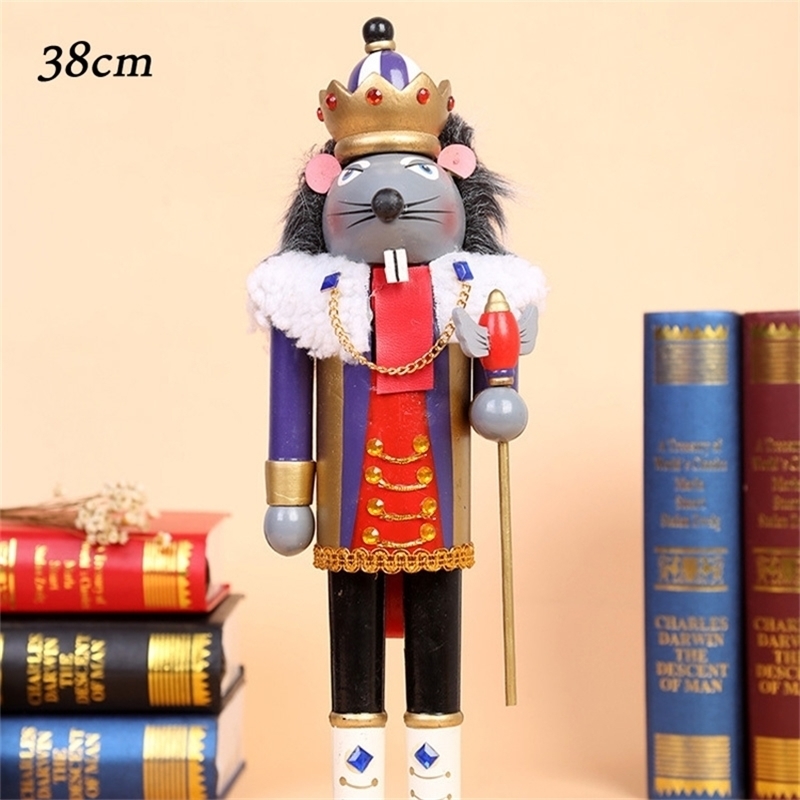 16/26/38CM Wooden Nutcracker Doll Puppet Soldier Shape Decoration Pendant New Year Christmas Tree Ornaments Birthday Gift 201017
16/26/38CM Wooden Nutcracker Doll Puppet Soldier Shape Decoration Pendant New Year Christmas Tree Ornaments Birthday Gift 201017