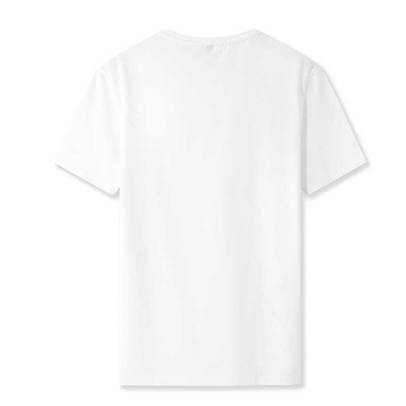 Summer Fashion Soft and Comfortable T Shirts Daily Casual 100% Cotton Short Sleeve O-Neck Tee Shirt Black White 210528