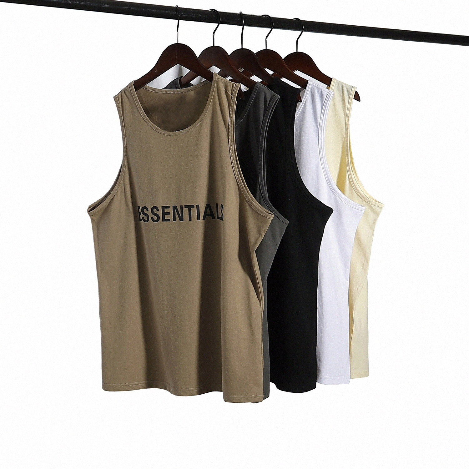 2021 Hip Hop Summer T Shirt multiple colour vest Fear Of God Front Essentials Tee Skateboard Tshirt Fog Men Short Sleeve Fashion #08 J6E9#, White;black
2021 Hip Hop Summer T Shirt multiple colour vest Fear Of God Front Essentials Tee Skateboard Tshirt Fog Men Short Sleeve Fashion #08 J6E9#, White;black