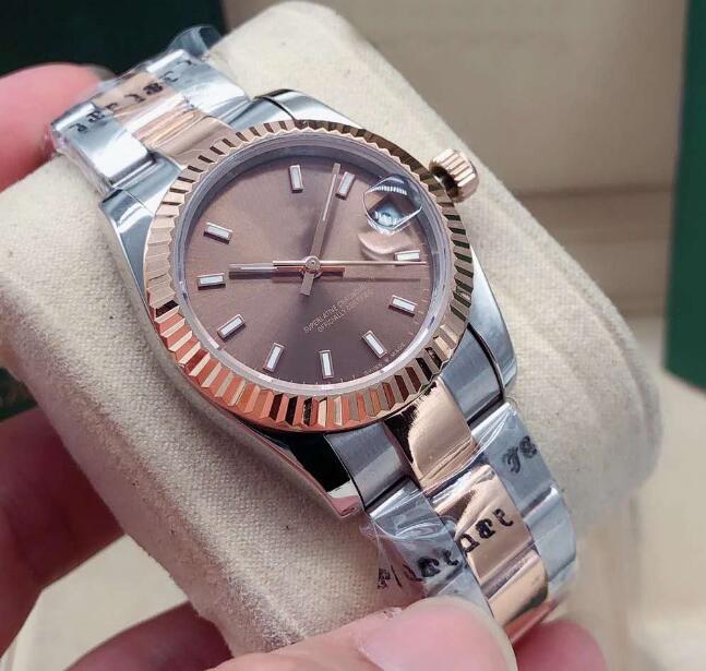 New Steel Quality datejust women Mechanical Stainless 316l Steel 31mm Automatic Movement Watch Luxury Watch4 Wristwatches, Slivery;brown
New Steel Quality datejust women Mechanical Stainless 316l Steel 31mm Automatic Movement Watch Luxury Watch4 Wristwatches, Slivery;brown