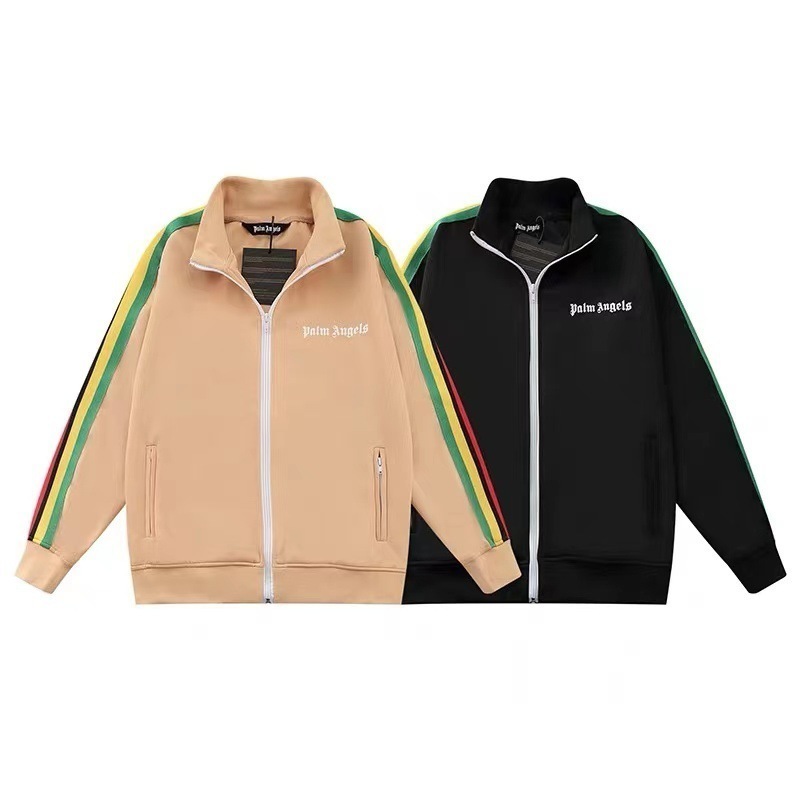 palms/angels New Rainbow Striped jacket for men and women in spring and summer 2021 jacket casual coat, Black
palms/angels New Rainbow Striped jacket for men and women in spring and summer 2021 jacket casual coat, Black