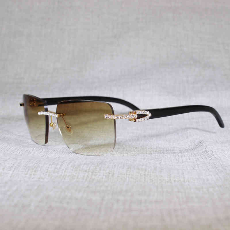 Vintage Rhinestone Natural Buffalo Horn Rimless Sunglasses Men Wood Big Square Sun Glasses Women Shades Oculos Eyewear
Vintage Rhinestone Natural Buffalo Horn Rimless Sunglasses Men Wood Big Square Sun Glasses Women Shades Oculos Eyewear