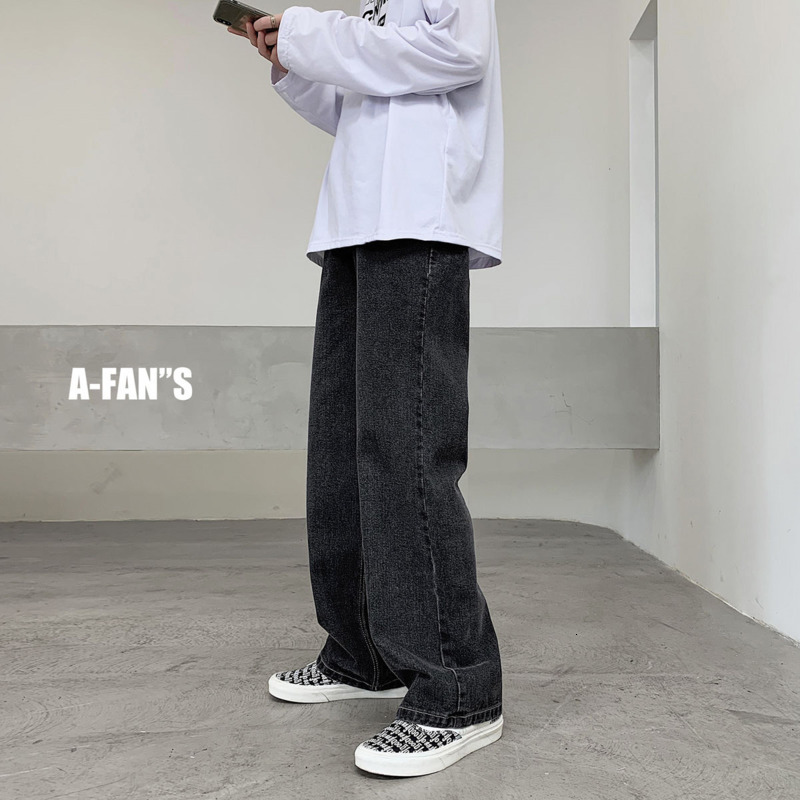 2021 New Korean Wide-leg Men's Fashion Retro Casual Jeans Men Streetwear Loose Hip-hop Straight Denim Trousers Mens M-2xl 2h8e, Blue
2021 New Korean Wide-leg Men's Fashion Retro Casual Jeans Men Streetwear Loose Hip-hop Straight Denim Trousers Mens M-2xl 2h8e, Blue