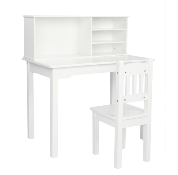 2022 Boxes & Bins Painted Student Table and Chair Set A White 5-layer Desktop Multifunctional (80*50*88.5cm)