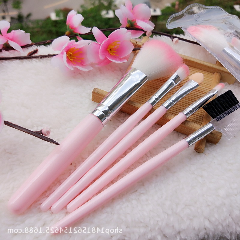 100sets 5PCS/Set Professional Cosmetic Makeup Brushes Set / Styling Tools Accessories Foundation Beauty Fashion