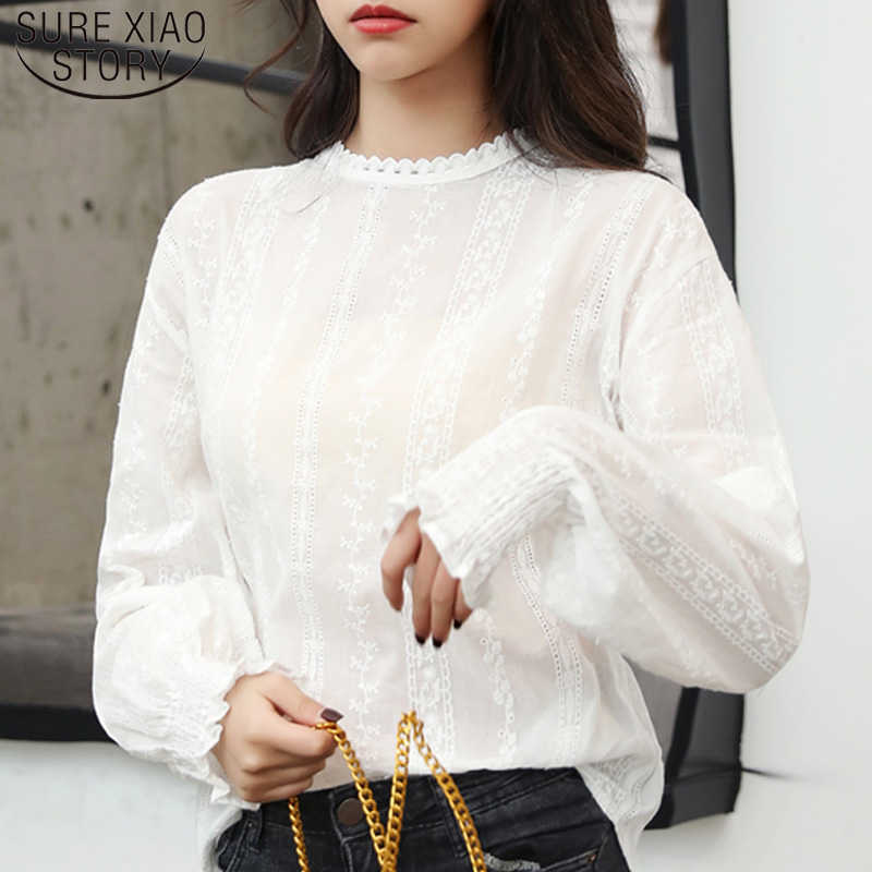 Autumn Blusas Mujer De Moda Korean Lace Women Blouses Solid White Elegant Ladies Tops Sweet Vintage Plus Size 6947 50 210527, Photo
Autumn Blusas Mujer De Moda Korean Lace Women Blouses Solid White Elegant Ladies Tops Sweet Vintage Plus Size 6947 50 210527, Photo