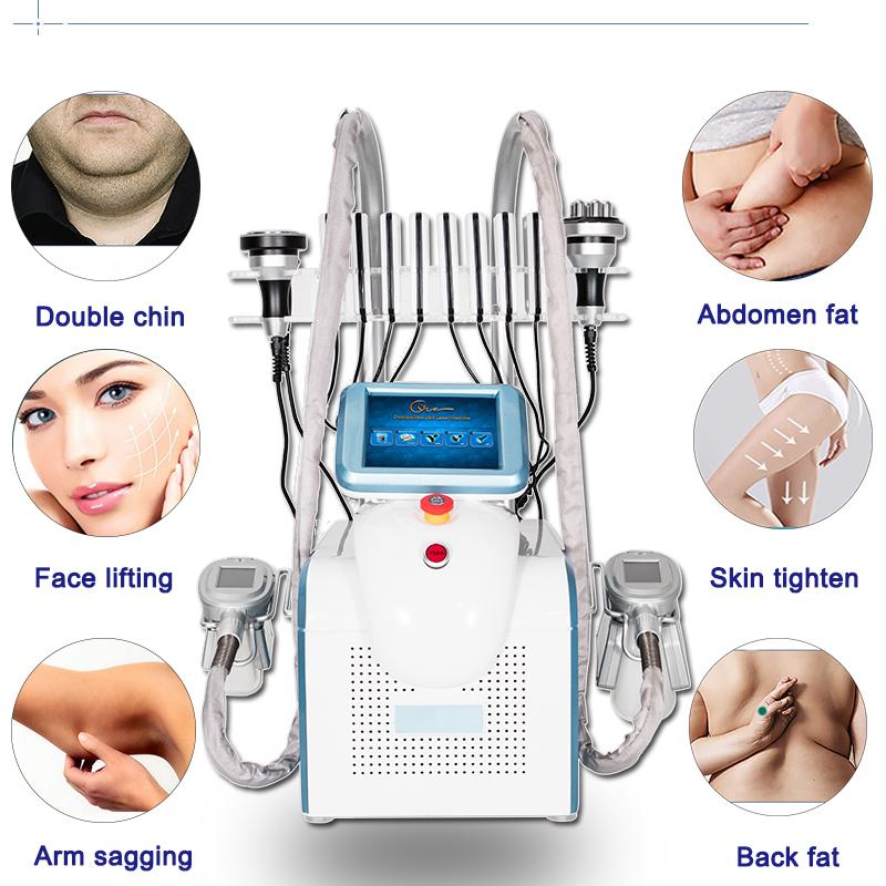 High quality fat freezing lipolaser cavitation RF slimming machine weight loss equipment Ultrasonic Cavitations vacuum cellulite reduce beauty device