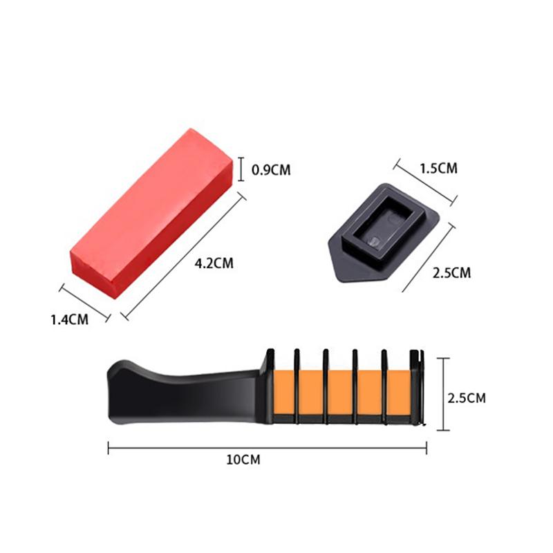 Hair Brushes Disposable Temporary Dye Stick Mini Comb Chalk Portable Dyeing Coloring