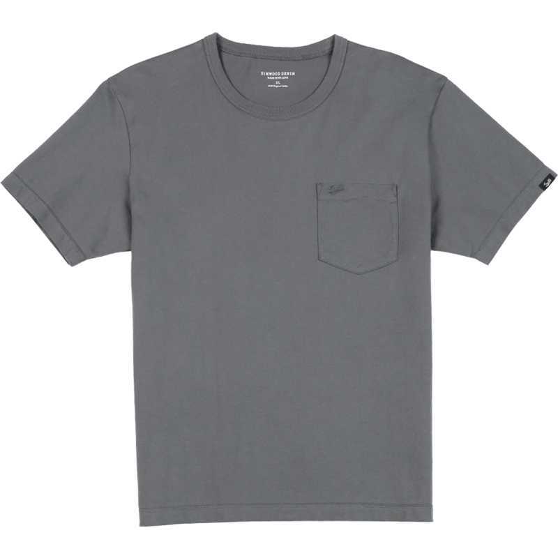 Summer Solid Color T-shirt Men 100% Cotton Letter Embroidery Chest Pockets Tops Plus Size Comfortable Tshirt 210707