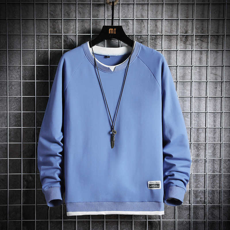 Autumn Spring Hoodies Sweatshirt Men Loose Hip Hop Pullover Streetwear Male Casual Fashion Korean Oversize Hoodie Sweatshirts 210927