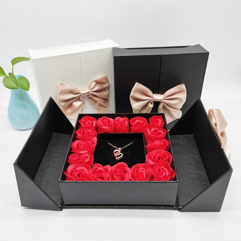 Valentines Day Gift Artificial Flowers Valentine's Day Jewelry Gift Saop Flower Mother's Birthday Girlfriend Wedding Gifts, Black no jewelry
Valentines Day Gift Artificial Flowers Valentine's Day Jewelry Gift Saop Flower Mother's Birthday Girlfriend Wedding Gifts, Black no jewelry