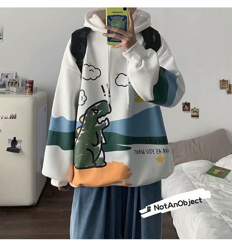 Winter Hoodie Women's Hip Hop Loose Hoodie Oversized Casual Letter Print Sweatshirt Women's Long Sleeve Top Printed Couple Wear 201126