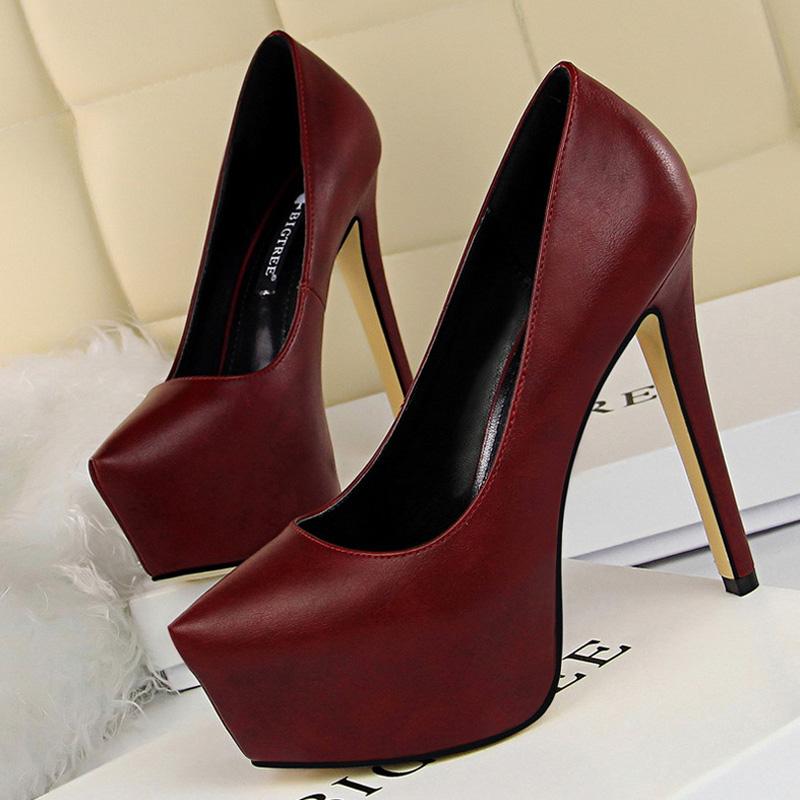 Dress Shoes BIGTREE Extreme High Heels Platform Women Sexy Pumps Stiletto Female Red Lady, Black
Dress Shoes BIGTREE Extreme High Heels Platform Women Sexy Pumps Stiletto Female Red Lady, Black