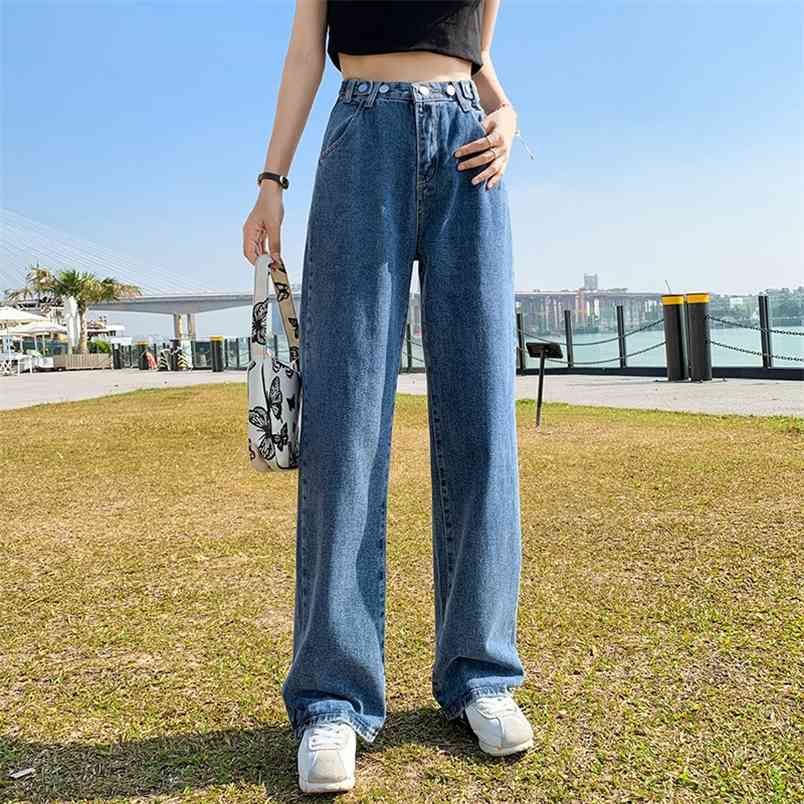 Straight high waist jeans woman denim pants Full Length trousers womens clothing plus size black korean fashion streetwear 210708
Straight high waist jeans woman denim pants Full Length trousers womens clothing plus size black korean fashion streetwear 210708