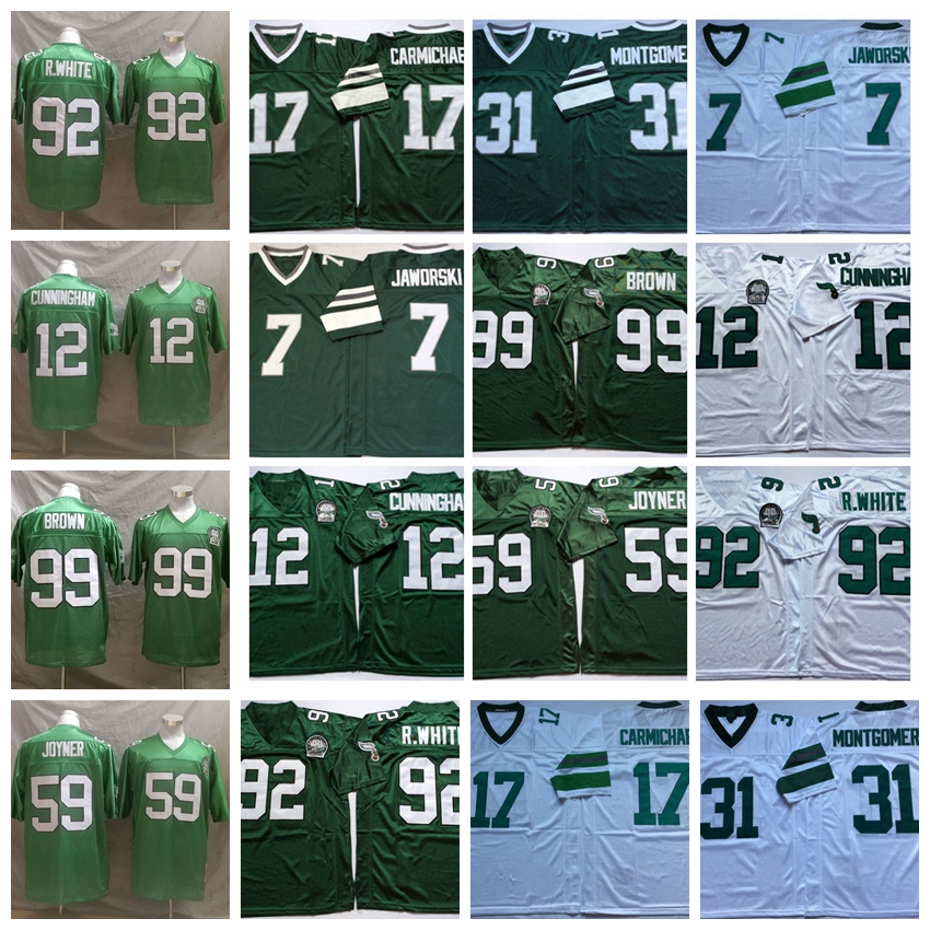 Philadelphia Eagles 12 Randall Cunningham Carmichael Montgomery Joyner Reggie White DAWKINS Jerome Brown Jaworski Football Jersey, Black;red
Philadelphia Eagles 12 Randall Cunningham Carmichael Montgomery Joyner Reggie White DAWKINS Jerome Brown Jaworski Football Jersey, Black;red
