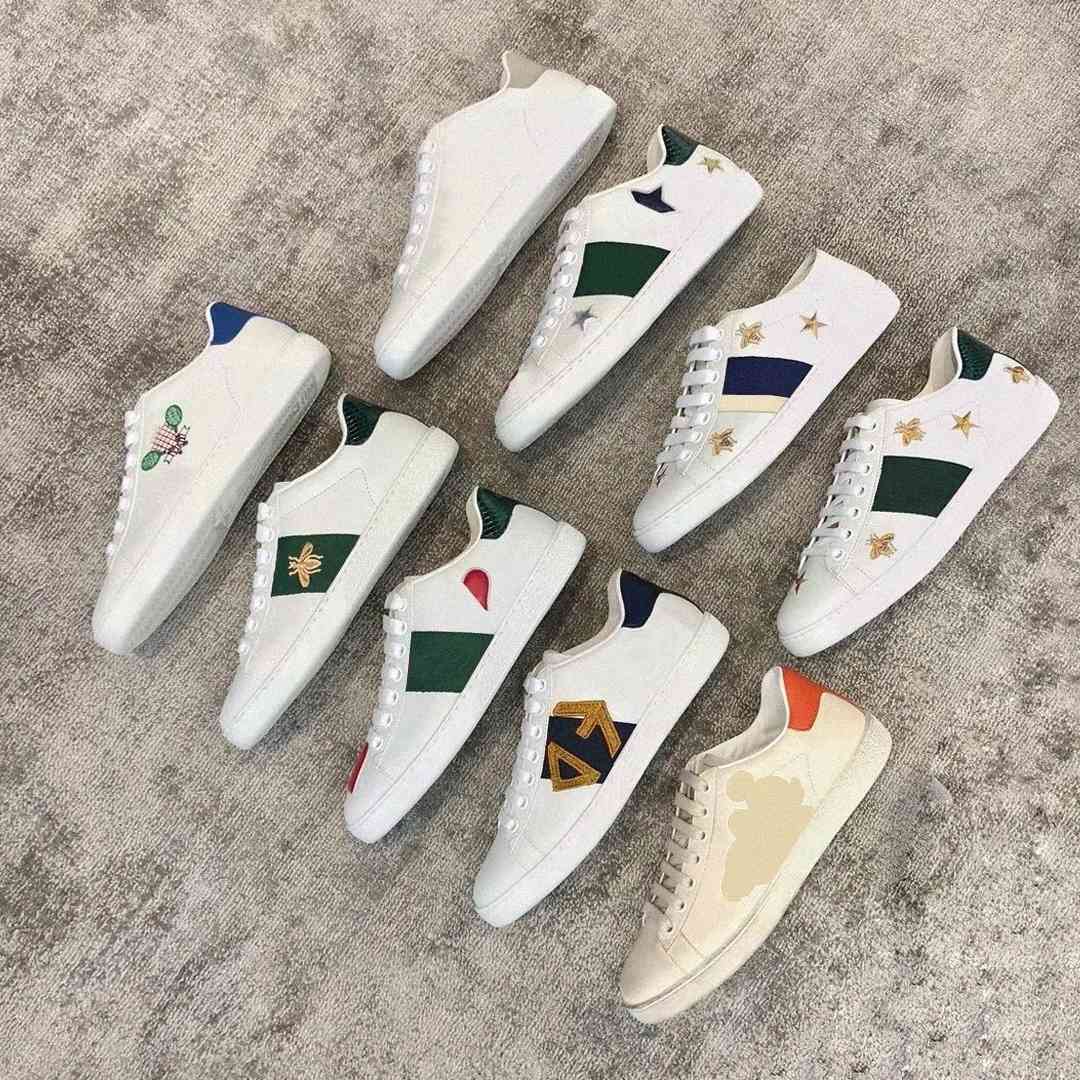 Men Women Sneaker Casual Shoes Snake Chaussures Leather Sneakers Ace Bee Embroidery Stripes Shoe Walking mens Trainers
Men Women Sneaker Casual Shoes Snake Chaussures Leather Sneakers Ace Bee Embroidery Stripes Shoe Walking mens Trainers