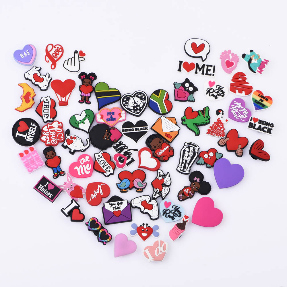 New Arrival Valentine Day Croc Shoe Charms for Sweetheart Lover Lady Favor for Clog Charm Decoration Wholesale
New Arrival Valentine Day Croc Shoe Charms for Sweetheart Lover Lady Favor for Clog Charm Decoration Wholesale