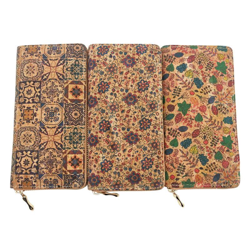 Wallets KANDRA Portugal Tile Pattern Print Natural Cork Wallet 2021 Wooden PU Leather Long Copper Zipper Card Holder Wholesale, Red;black
Wallets KANDRA Portugal Tile Pattern Print Natural Cork Wallet 2021 Wooden PU Leather Long Copper Zipper Card Holder Wholesale, Red;black