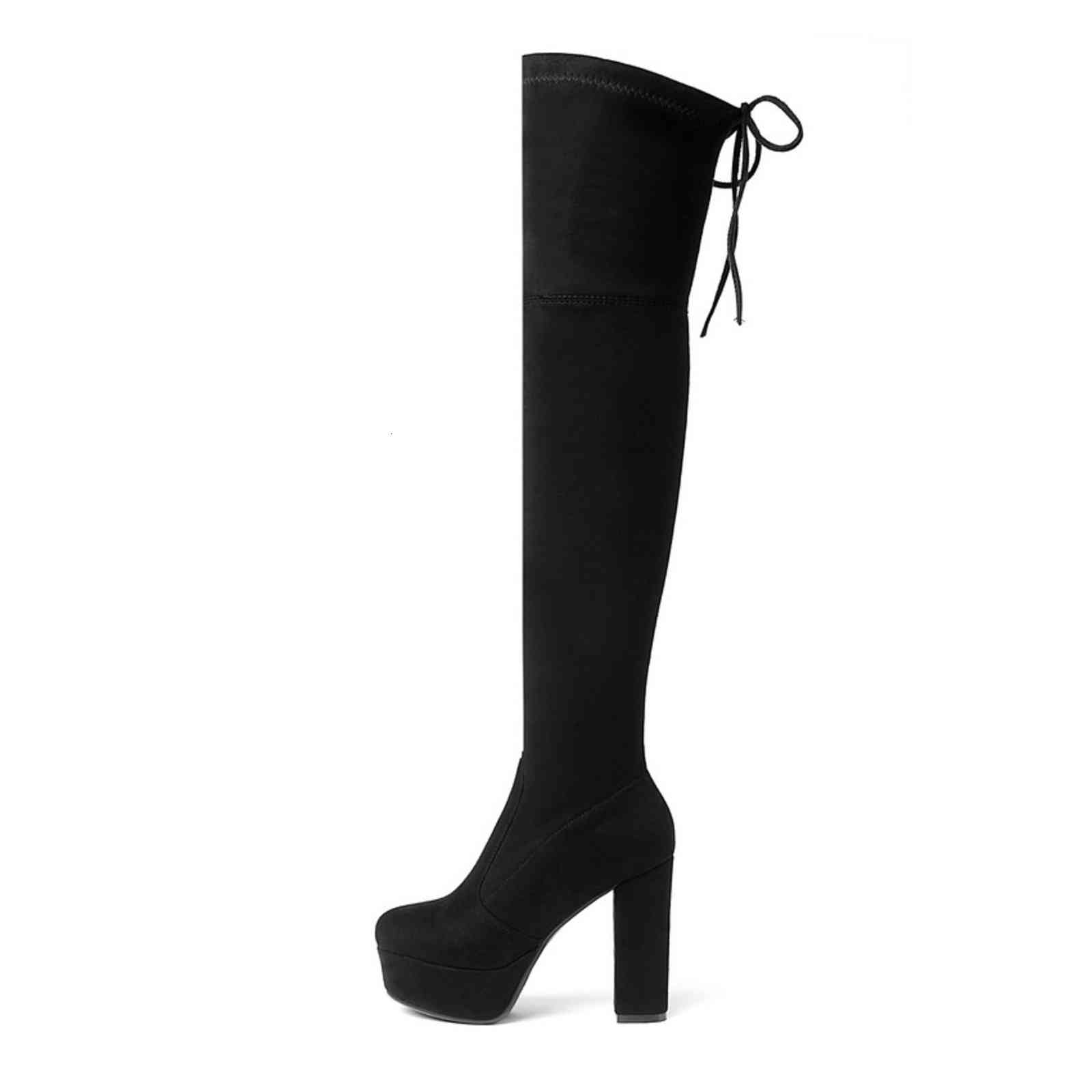 boots qutaa women over the knee high elegant winter shoes square heel round toe platform size 34-43 84wd, Black
boots qutaa women over the knee high elegant winter shoes square heel round toe platform size 34-43 84wd, Black