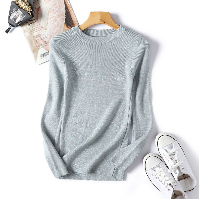 2021 New Women Autumn Winter o Neck Long Sleeve Korean Knitted Slim Fit Basic Pullover Sweater Solid Pink White L7iq, Gray
2021 New Women Autumn Winter o Neck Long Sleeve Korean Knitted Slim Fit Basic Pullover Sweater Solid Pink White L7iq, Gray