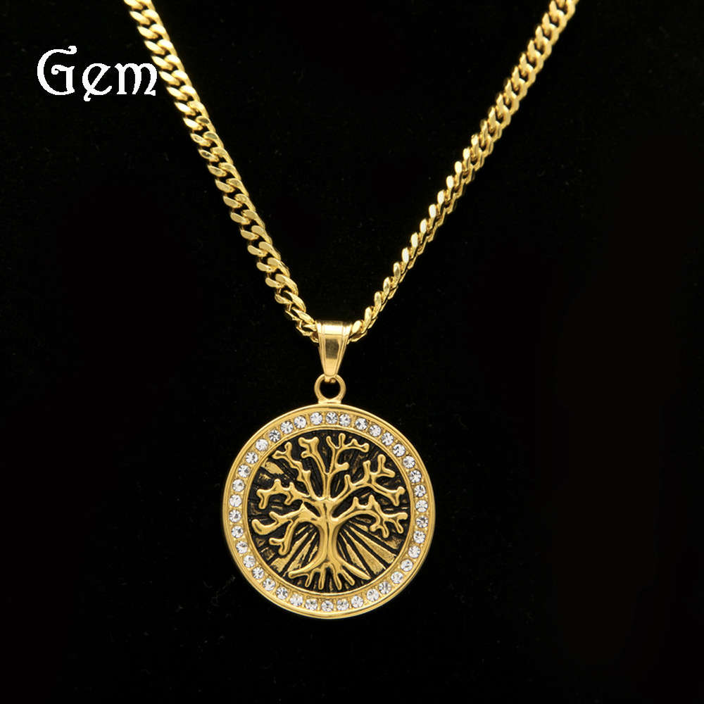 Stainless steel new durable color high grade pendant hiphop tree of life Gold Plated Hip Hop diamond necklace
Stainless steel new durable color high grade pendant hiphop tree of life Gold Plated Hip Hop diamond necklace