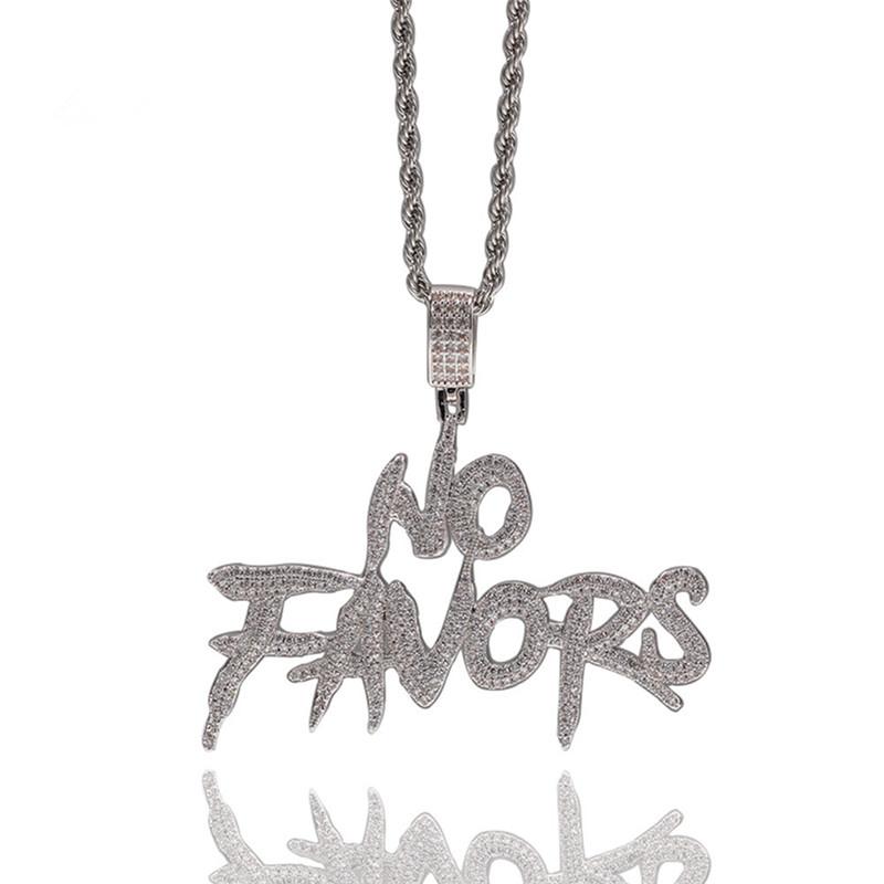 Pendant Necklaces Hip Hop Letter Jewelry Bling Iced Out CZ Zircon NO FAVORS Necklace Fashion Designer For Women Men Gift
Pendant Necklaces Hip Hop Letter Jewelry Bling Iced Out CZ Zircon NO FAVORS Necklace Fashion Designer For Women Men Gift