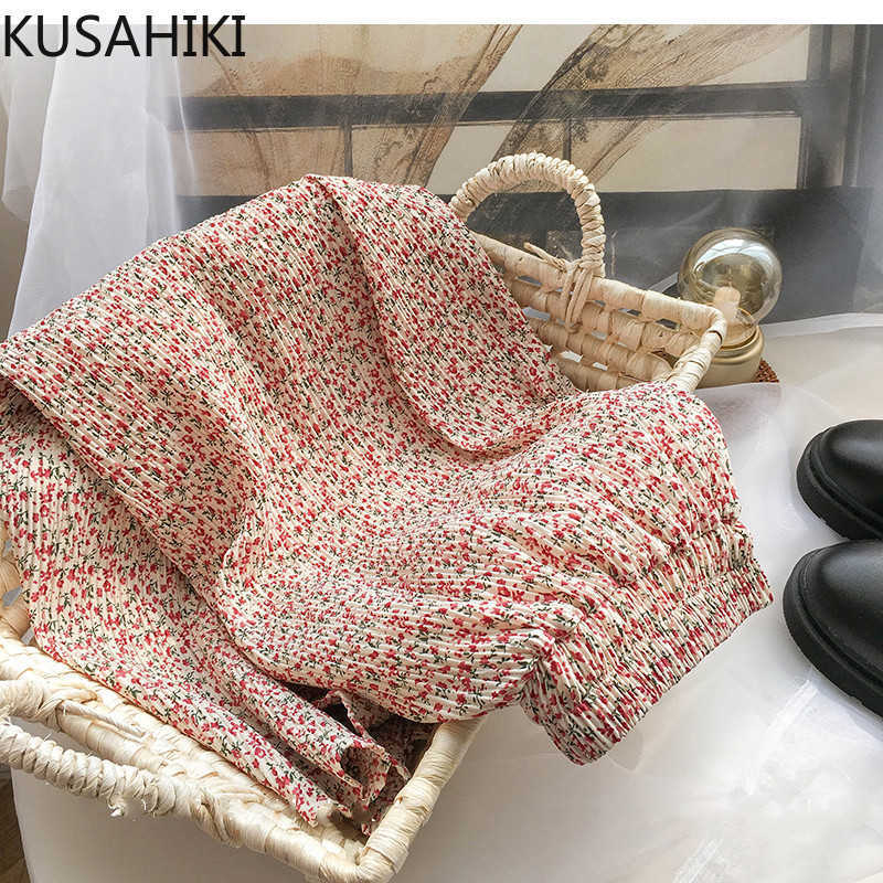 Floral Women Skirt Korean Spring Printing Elegant Skirts Causal Stretch High Waist Mid-calf Faldas Mujer 6E903 210603, Yellow 
Floral Women Skirt Korean Spring Printing Elegant Skirts Causal Stretch High Waist Mid-calf Faldas Mujer 6E903 210603, Yellow