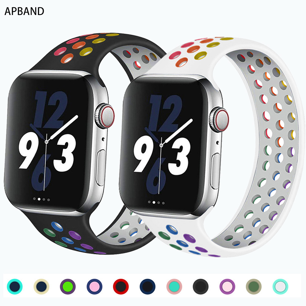 Solo Loop strap For Apple Watch Band 44mm 40mm 38mm 42mm Breathable silicone Elastic Belt bracelet band iWatch Series 3 4 5 SE 6
Solo Loop strap For Apple Watch Band 44mm 40mm 38mm 42mm Breathable silicone Elastic Belt bracelet band iWatch Series 3 4 5 SE 6
