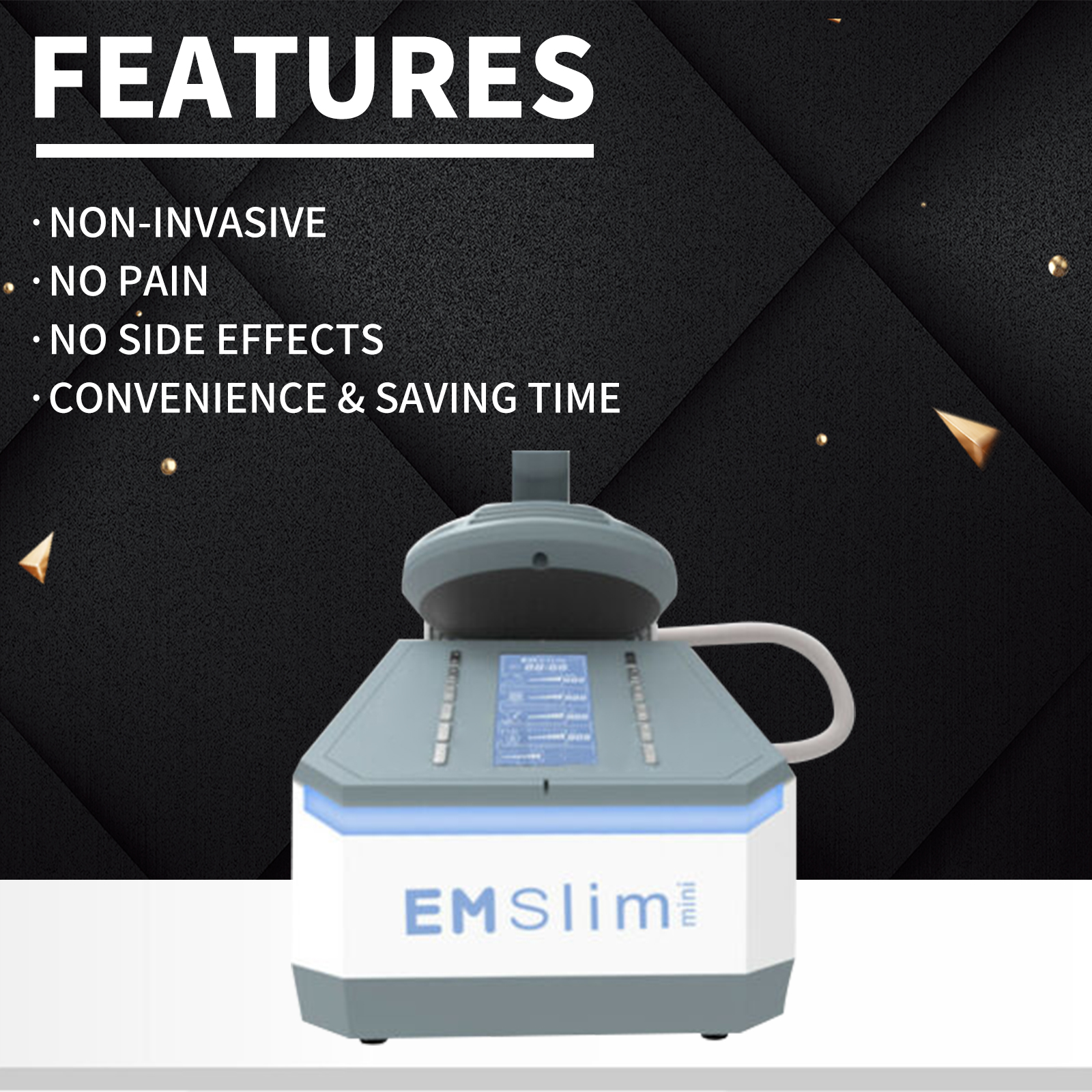 Slimming Trending products 2022 new arrivals home use slim beauty emslim Portable mini emslim rf / muscle building machine