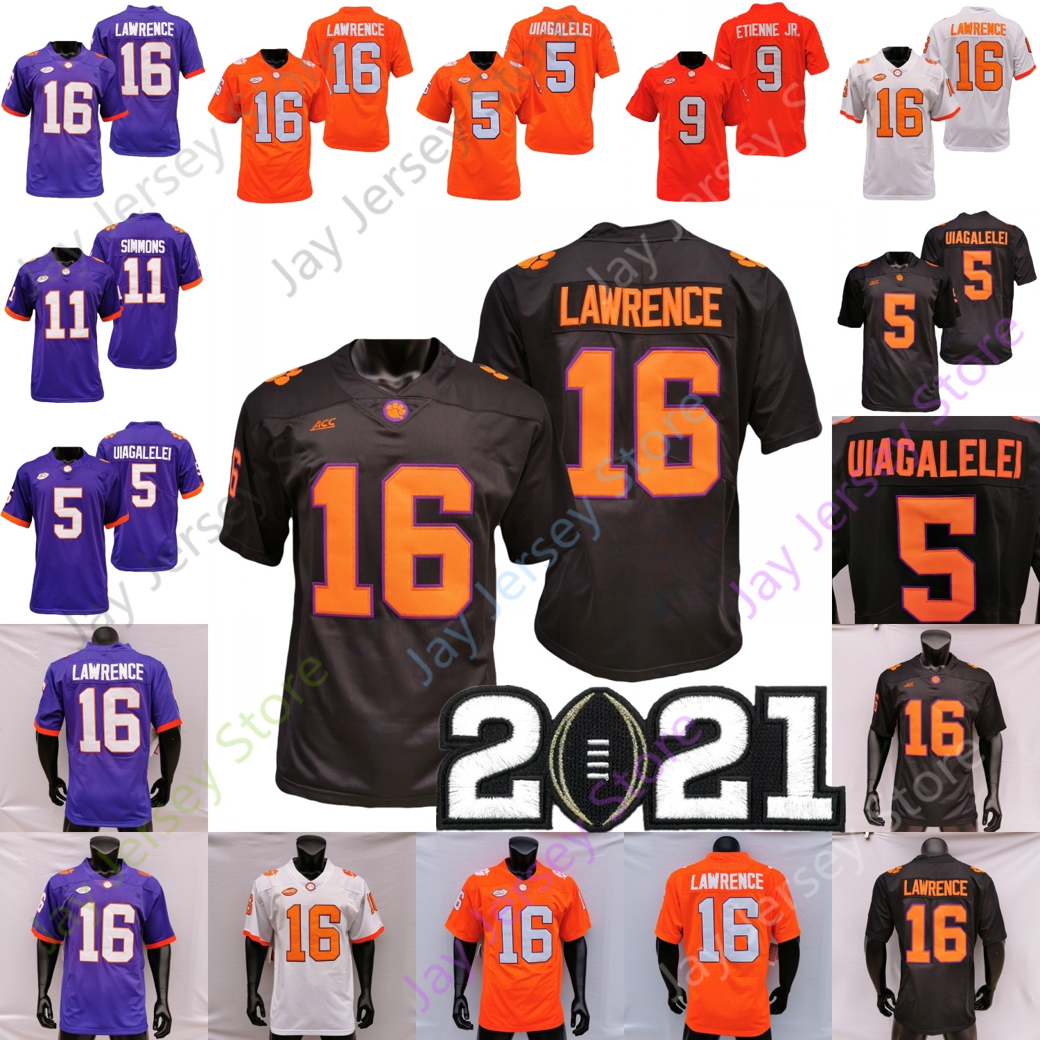 Clemson Tigers Football Jersey NCAA College Trevor Lawrence D.J. Uiagalelei Will Shipley K.J. Henry Mafah Collins Cade Klubnik Taylor Allen Bresee Watkins Watson, 2021 patch orange
Clemson Tigers Football Jersey NCAA College Trevor Lawrence D.J. Uiagalelei Will Shipley K.J. Henry Mafah Collins Cade Klubnik Taylor Allen Bresee Watkins Watson, 2021 patch orange