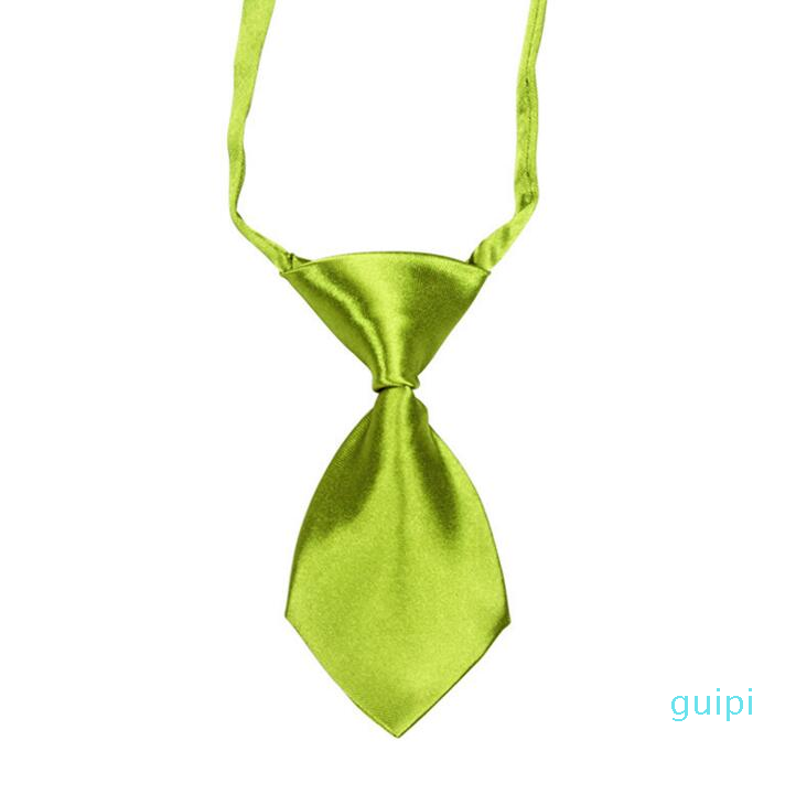 Adjustable Pet Necktie Dog Tie Cat Ties Lovely Adorable Grooming Silk Tie Necktie Pet Neckties 200 pcs