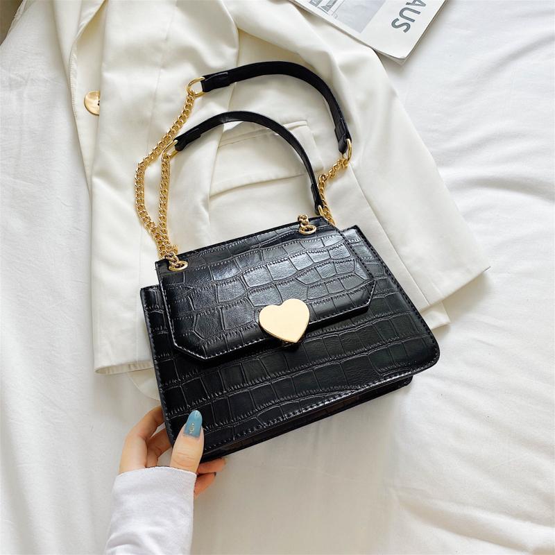 Hearts Sequined Shoulder Cross Body Bags For Women 2021 Fashion Designer Sweet Stone Pattern Flap Solid Color Chains Handbags, Black
Hearts Sequined Shoulder Cross Body Bags For Women 2021 Fashion Designer Sweet Stone Pattern Flap Solid Color Chains Handbags, Black