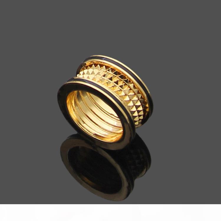 Europe America Fashion Men Women Lady Titanium steel Engraved B Letter Both Sides Black Enamel 18K Gold Lovers Ring Rings Size 6-9, Slivery;golden
Europe America Fashion Men Women Lady Titanium steel Engraved B Letter Both Sides Black Enamel 18K Gold Lovers Ring Rings Size 6-9, Slivery;golden