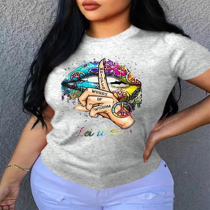 xmn a0020 printed lips round neck t-women's a0020 printed lips round neck t-women's shirt t-shirt, White
xmn a0020 printed lips round neck t-women's a0020 printed lips round neck t-women's shirt t-shirt, White