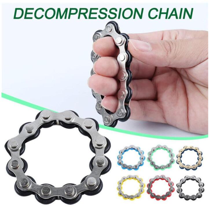 Foreign trade hot sale 6-section Key Ring Fidget toy to relieve pressure and vent toy bicycle decompression chain FY7622s
Foreign trade hot sale 6-section Key Ring Fidget toy to relieve pressure and vent toy bicycle decompression chain FY7622s