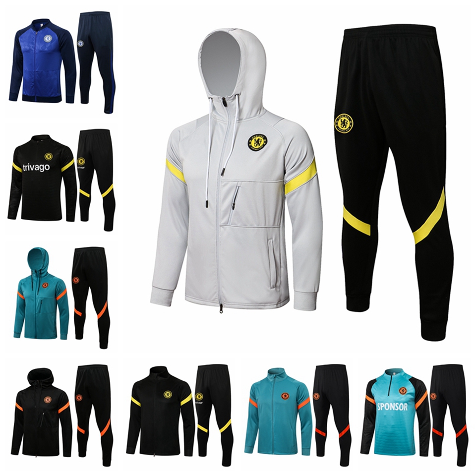 21/22 Chels KANTE WERNER soccer tracksuit Survetement 2021 PULISIC WILLIAN PEDRO HAVERTZ football jogging kit training suit Chandal D018, 17
21/22 Chels KANTE WERNER soccer tracksuit Survetement 2021 PULISIC WILLIAN PEDRO HAVERTZ football jogging kit training suit Chandal D018, 17