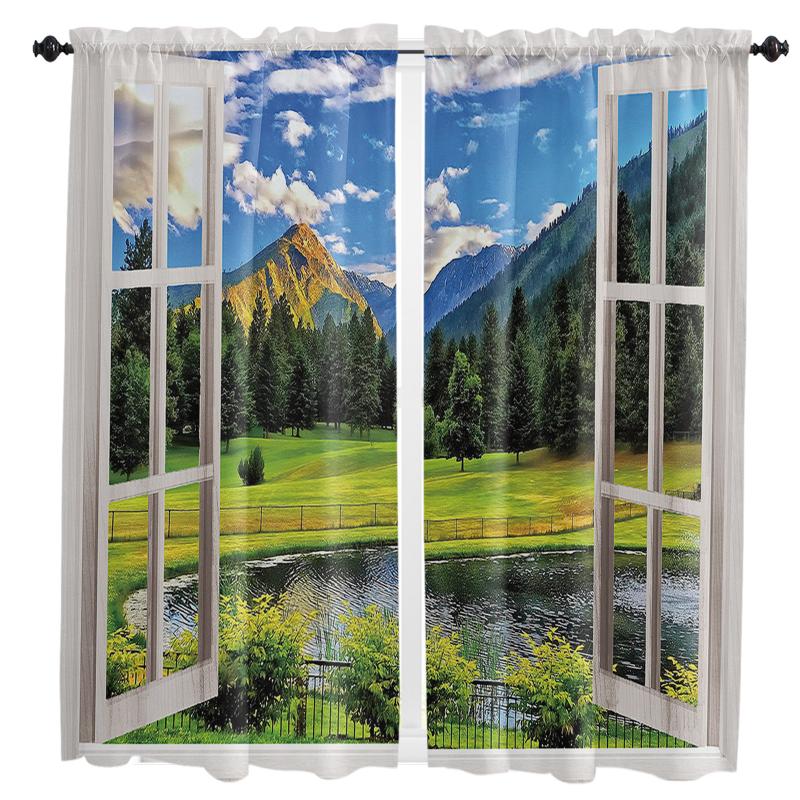 Curtain & Drapes Creative Window Views Forest Mountains For Living Room Kids Bedroom Kitchen Curtains Home Essentials
Curtain & Drapes Creative Window Views Forest Mountains For Living Room Kids Bedroom Kitchen Curtains Home Essentials