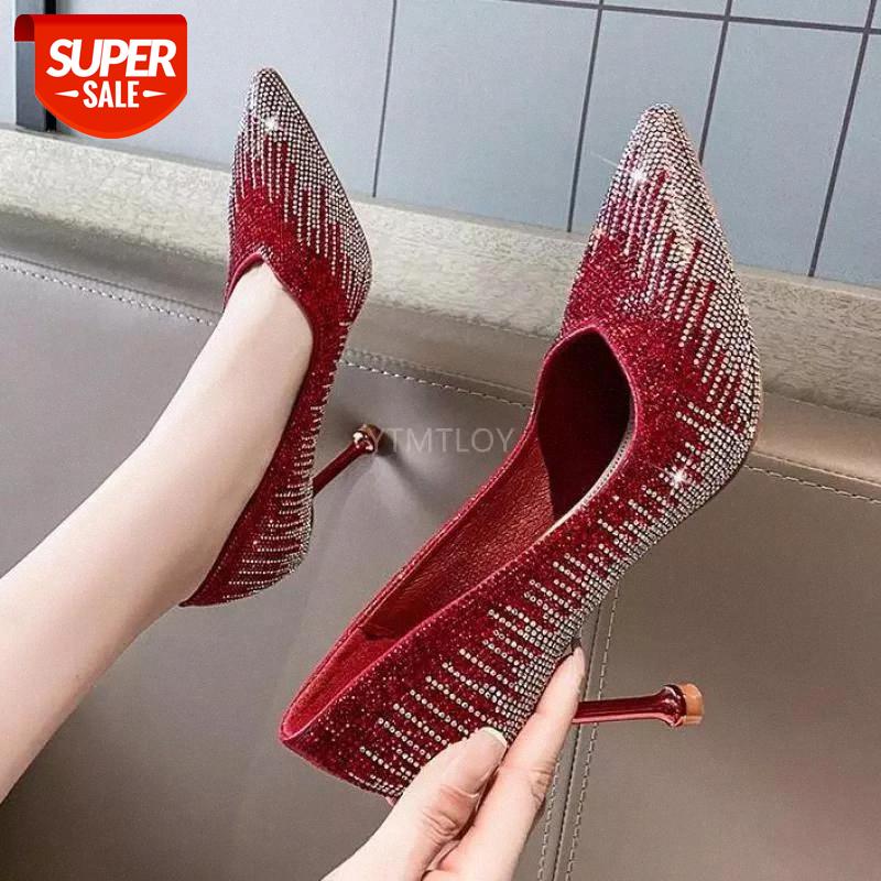 New Luxury Women Pumps Crystal Shoes For Ladies Glitter Wedding Female High Heel Shallow Pointed Toe Zapatos De Mujer #xb8V
New Luxury Women Pumps Crystal Shoes For Ladies Glitter Wedding Female High Heel Shallow Pointed Toe Zapatos De Mujer #xb8V