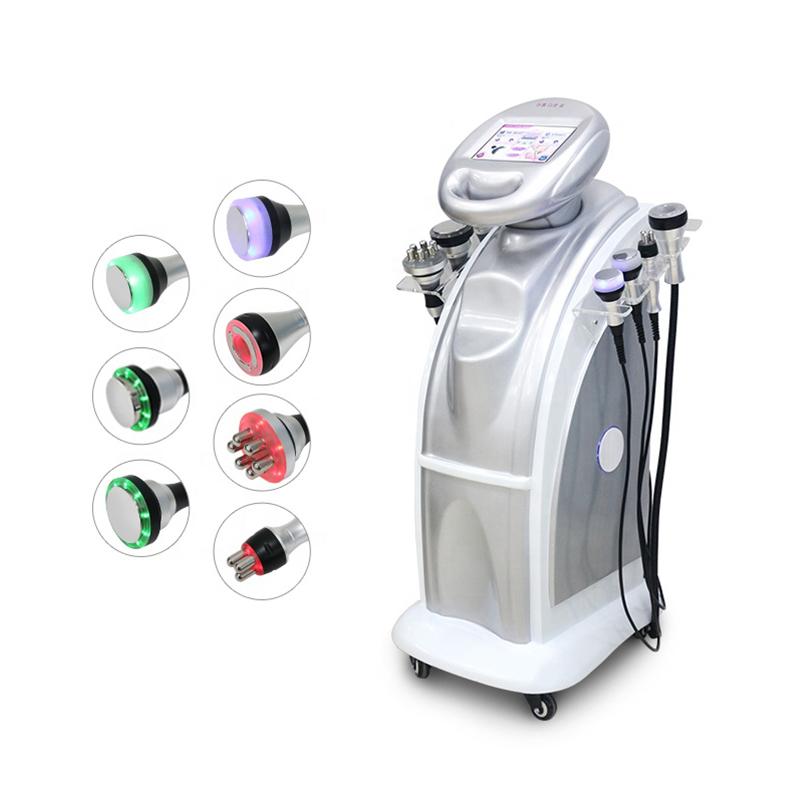 2021 Best 7 In 1 80K Weight Loss Remove Cellulite Reduces Ultrasonic Vacuum Cavitation RF Radio Frequency Slimming Cellulite Beauty Machine