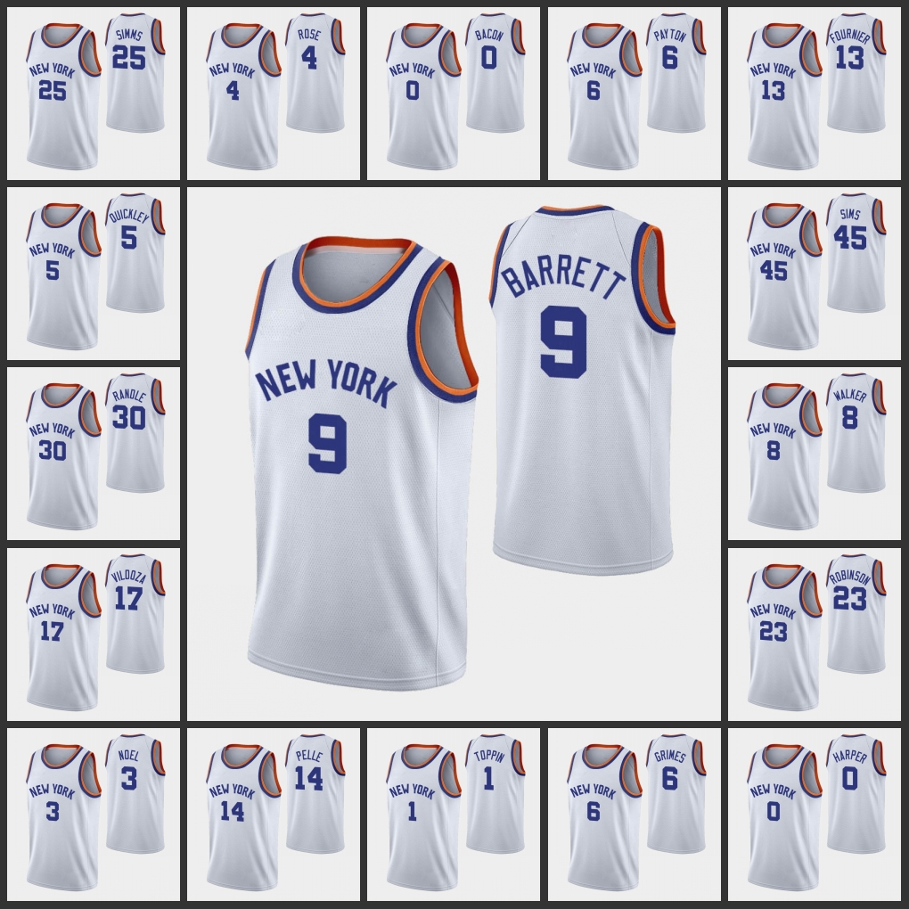 Men New York KnicksEvan Fournier Kemba Walker Julius Randle RJ Barrett Derrick Rose Immanuel Quickley Aamir Simms 75th Anniversary Custom White Jersey
Men New York KnicksEvan Fournier Kemba Walker Julius Randle RJ Barrett Derrick Rose Immanuel Quickley Aamir Simms 75th Anniversary Custom White Jersey