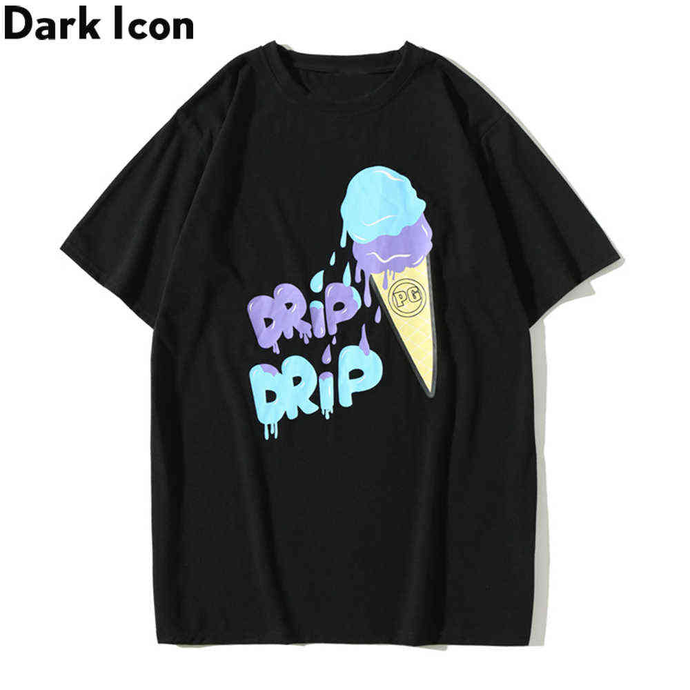 Drip Ice-cream Tshirt Men Women Summer Short Sleeved Men's T-shirts Man Tee Shirt 210603, Black
Drip Ice-cream Tshirt Men Women Summer Short Sleeved Men's T-shirts Man Tee Shirt 210603, Black