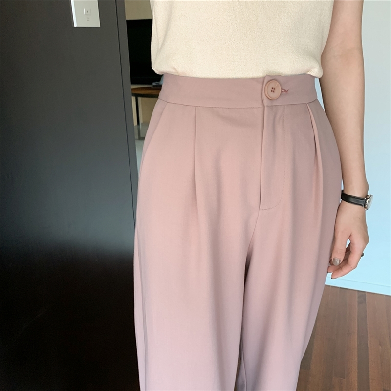 Casual Trousers Women Suit Long Blazer Jacket FemininoButton Wide Leg Pant Spring Work Oversize Blazer Pant Suit 2 Piece T200817