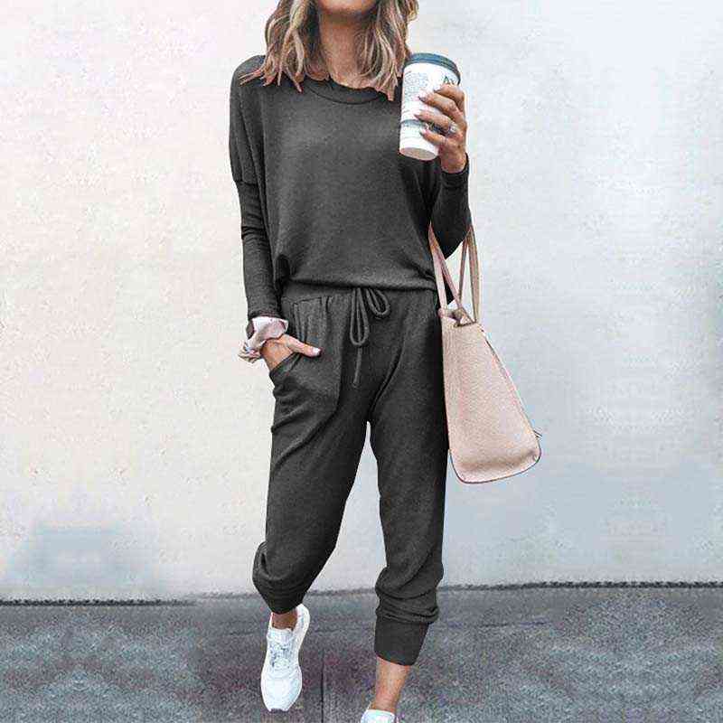Autumn Pajama Set Women Sleepwear Lounge Wear Set Female Loungewear Nightwear Ladies Homewear Women Sleep Wear 220114